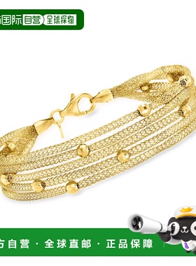 自营Ross-Simons Italian 18kt Gold Over Sterling Multi-Strand