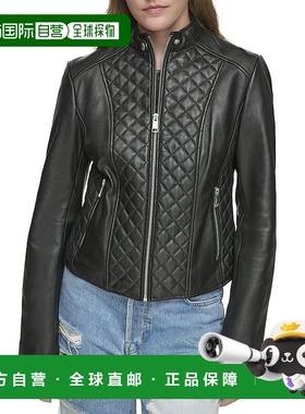 自营 Andrew Marc Marlette皮夹克-黑色 美国奥莱直发