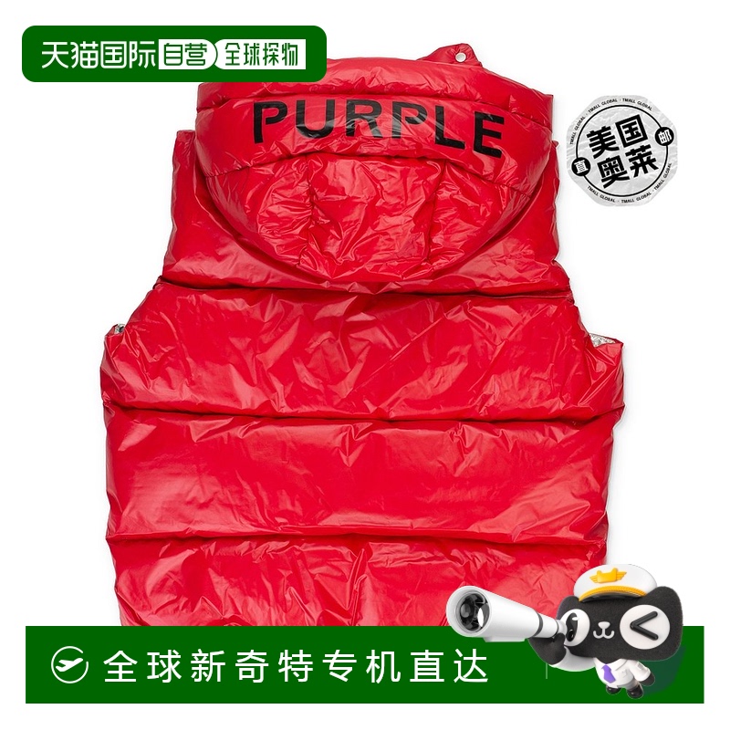 自营purple brandNYLON RED DOWN& PUFFER JACKETS- red【美国