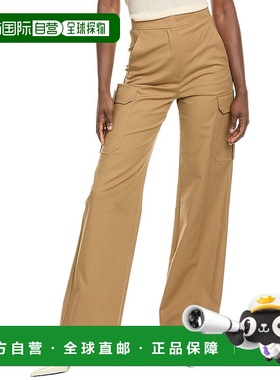 自营 Max Mara Edda Trouser - Beige 阔腿裤休闲裤美国直发奥莱