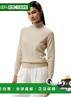 自营lilysilkPure Cashmere Turtleneck Sweater For Women - gre