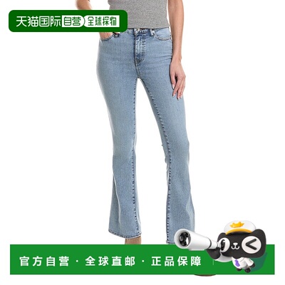 自营FRAME Denim Le Easy Adagio Flare Jean - blue 美国奥莱直