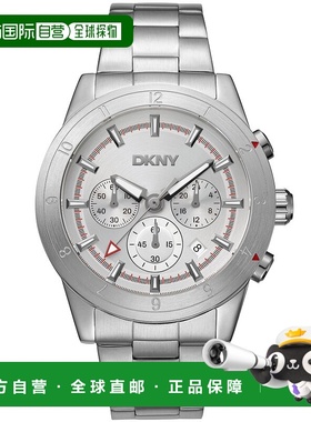 自营dknyACTIVE Bryant Park Chrono Silver Mens Watch - silver