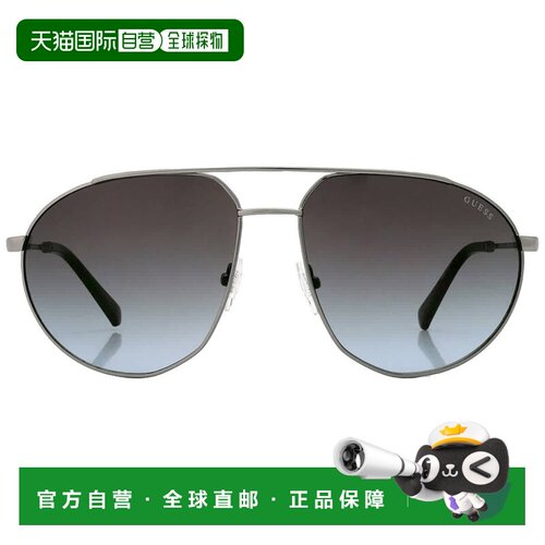 自营Guess Gradient Smoke Pilot男士太阳镜GU00009 08B 60 - mul