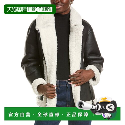 自营Mackage Senya Shearling夹克-黑色 美国奥莱直发