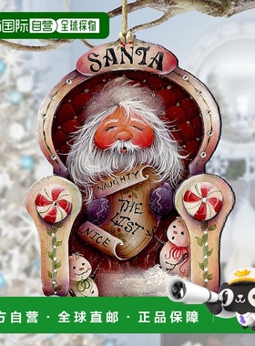 自营g. debrekht圣诞老人正在检查他的清单 J. Mills-Price 制作