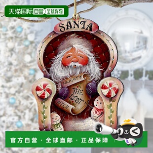 自营g. debrekht圣诞老人正在检查他的清单 J. Mills-Price 制作