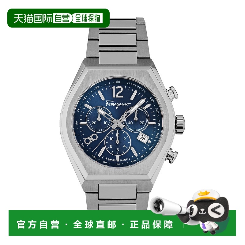 自营 salvatore ferragamoFerragamo Tonneau Chrono 手链腕表 -