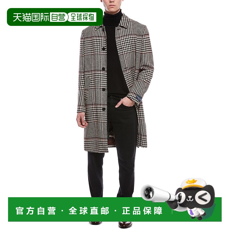 自营Paisley & Gray Wool-Blend Overcoat - tan 美国奥莱直发