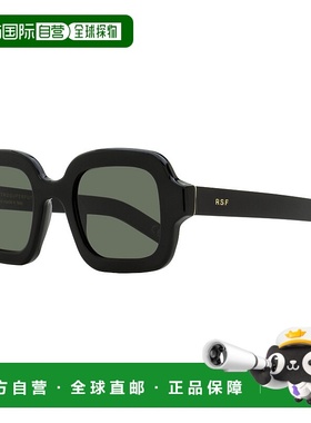 自营 retrosuperfuture复古未来中性圆形方形太阳镜奔驰QHB黑色51