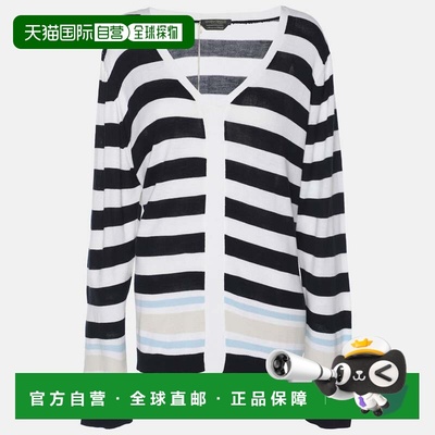 自营Marina Rinaldi Multicolor Stripe Knit Fabric Sweatshirt