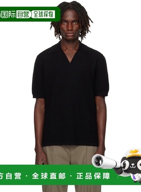1h可退 香港直邮潮奢 A.P.C. 男士 黑色 Livio Polo 衫 COGDKH234