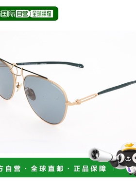 自营Calvin Klein Unisex 58 mm Gold Sunglasses - gold green
