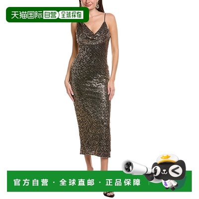 自营Taylor Sequin Maxi Dress - Metallic 连衣裙美国直发奥莱