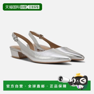 Flats F8333L4021 Women Leathe 自营Naturalizer Silver Banks