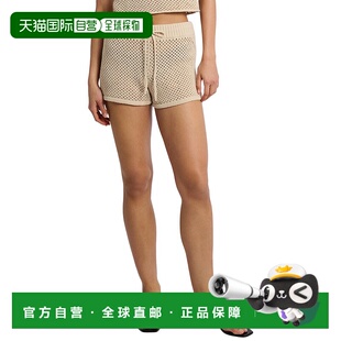 短裤 自营 美国奥莱直发新款 棕色 Onia钩针针织短款