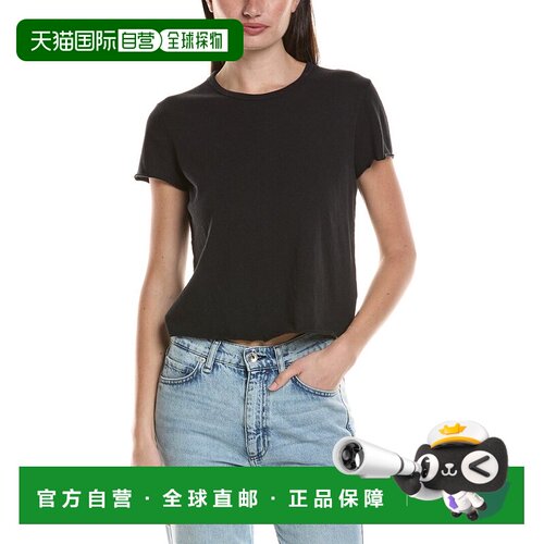 自营James Perse Vintage Little Boy T-Shirt - black 美国奥莱