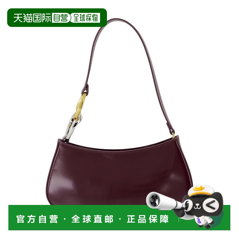 自营staudOllie Shoulder Bag - Leather - Burgundy - burgundy