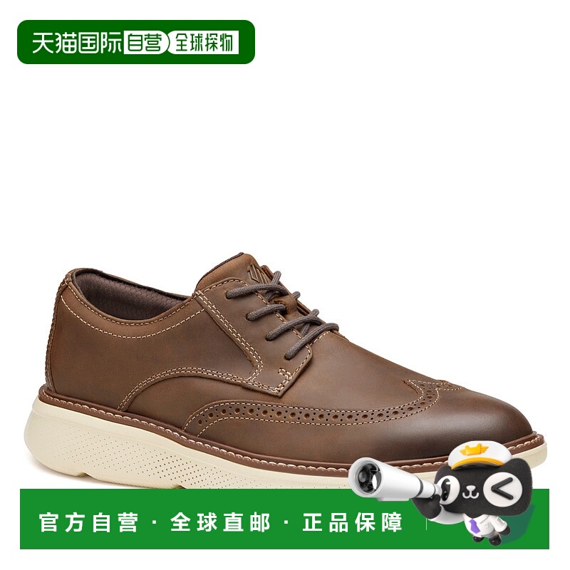 自营Johnston & Murphy Men's Colson Wingtip Lace-Up Dress Cas