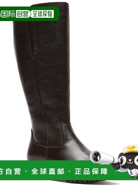 自营La Canadienne Helene防水皮靴-棕色 女靴美国直发奥莱