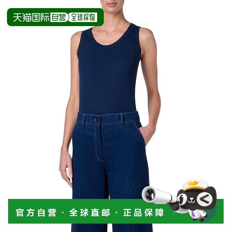 自营 akris punto无袖水墨针织背心 美国奥莱直发