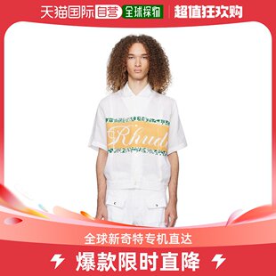 亚麻 rhude 美国直邮 男士 衬衫