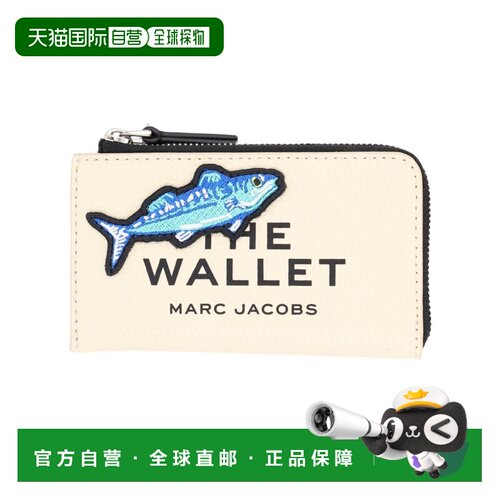 自营marc jacobsThe Camp拼布拉链皮革钱包-中性 美国奥莱直发