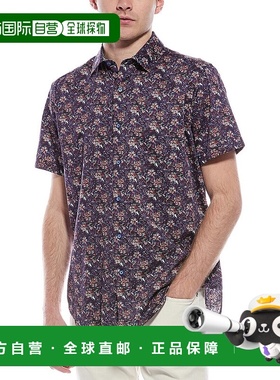 自营 robert graham罗伯特 格雷厄姆 基恩经典修身衬衫-红色 美国