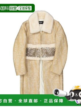 自营Dsquared2 Polyamide Women's Coat - beige 美国奥莱直发