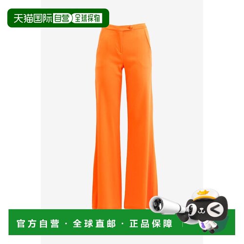 自营Patrizia Pepe Viscose Casual Women's Pants - orange 美国