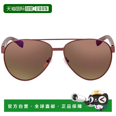 自营Lacoste Brown Pilot Unisex Sunglasses L185S 615 60 - bro