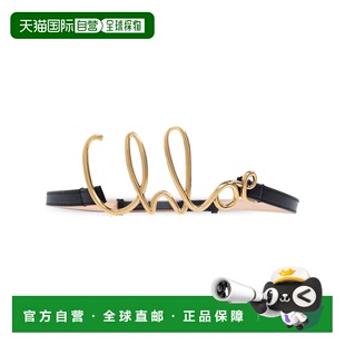 Iconic Women 美国奥莱直发 Belt black Leather 自营Chloe