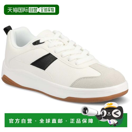 自营vance co.Vance Mens Raiden T-Toe Low Top Sneaker - white