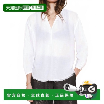 自营 raquel allegra诗人气球袖衬衫水洗白-水洗白 美国奥莱直发