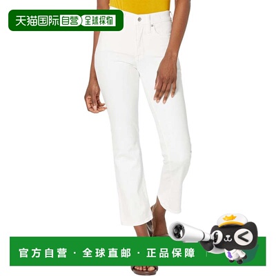 自营Women's Madewell Kick Out Jeans  White Denim Stretch Str
