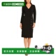 London Midi Dress 自营Maggy black 美国奥莱直发