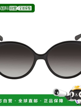 自营Salvatore Ferragamo Grey Gradient Round Ladies Sunglasse