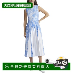 lafayette new 自营 148 蓝 yorkLafayette 148纽约百褶裙迷笛裙