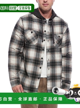 自营WEATHERPROOF VINTAGE Sherpa Lined Hooded Shirt Jacket -