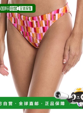 自营Milly Margot Sunset Tile Bikini Bottom - pink 美国奥莱直