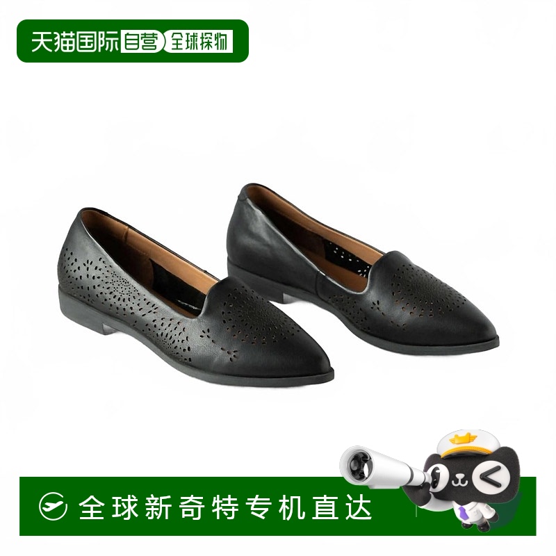 自营 bueno女式白兰地平底鞋，黑色 【美国奥莱】直发