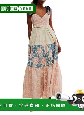 自营Free People Bluebell Maxi Dress Women's Antique Combo Co