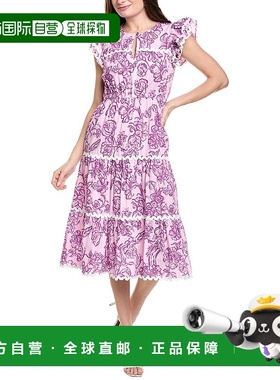 自营 Sail to Sable Midi连衣裙-紫色 美国奥莱直发