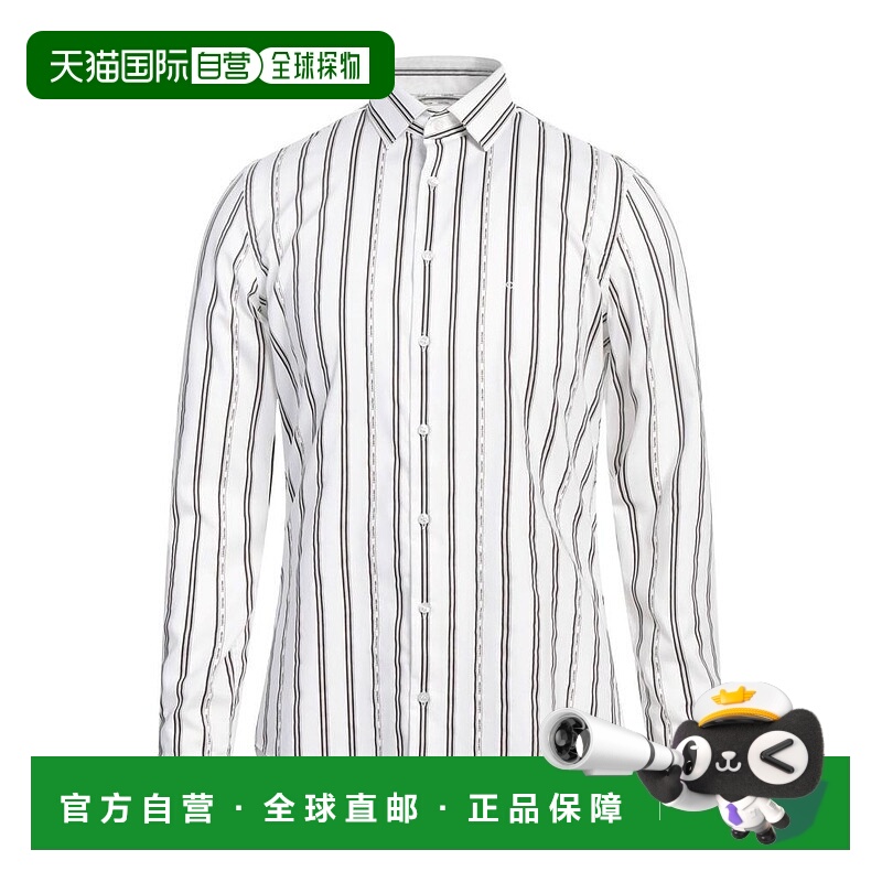 1h可退 【美国直邮】calvin klein 男士 衬衫条纹经典长袖