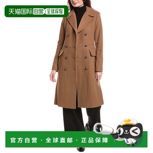 自营Kenneth Cole New York Chevron Textured Wool-Blend Milita