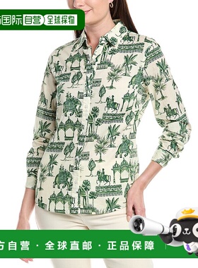 自营 j.mclaughlinJ、McLaughlin Lois衬衫-白色 美国奥莱直发