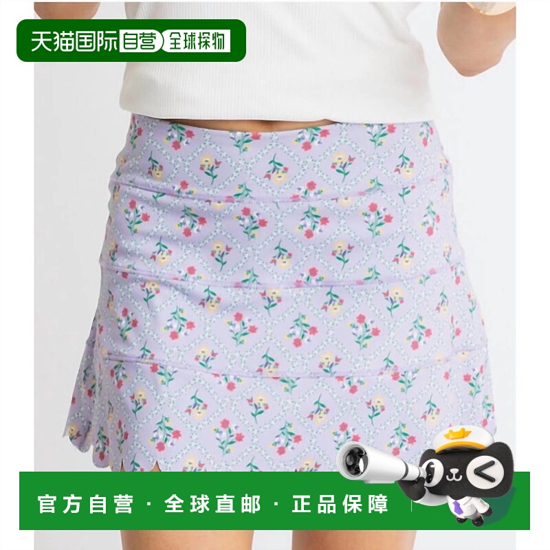 自营karlieFrench Floral Court Skort In Purple - purple 美国