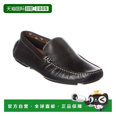 自营Donald Pliner Vik Leather Loafer - black 美国奥莱直发