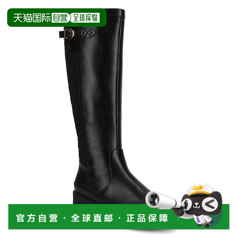 自营journee collectionJournee女式Zemmie及膝宽小腿休闲绗缝靴-