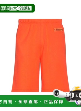 自营Heron Preston Cotton Men's Shorts - orange 美国奥莱直发